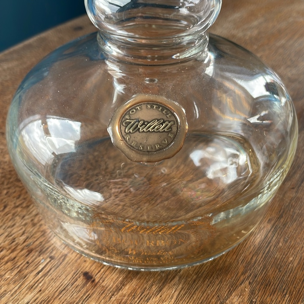Willett BOURBON Empty Glass Bottle - 750 mL - Picture 2 of 7